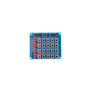 Tastiera a matrice 4x4 modulo Array 16 pulsanti chiave 8LED accessori Kit per 4*4 Tasten per schede di formazione - Product Image 4