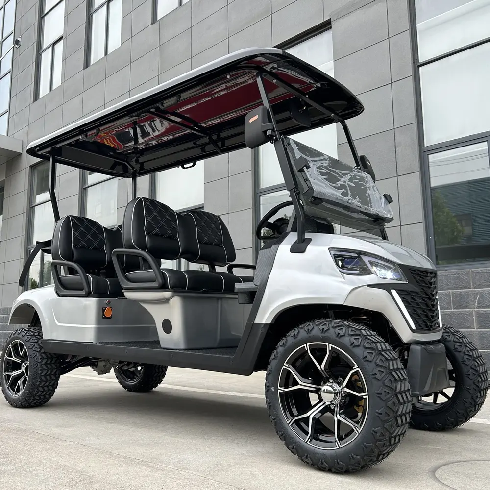 Carro de golfe elétrico de quatro rodas com energia solar personalizado, veículo off-road ATV, fabricantes de veículos de caça