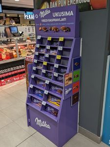 Siêu thị bán lẻ kệ trưng bày các tông cho Pop hiển thị là viết tắt của thực phẩm Nuts Biscuit Khoai Tây Chip kẹo Snack hiển thị đứng - Product Image 5