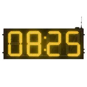 Gabinete cambiador de precio de aceite de gasolinera de 8 pulgadas, marcador LED electrónico de 7 segmentos, pantalla LED de temperatura de tiempo - Product Image 1