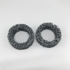 Customized 10 <strong>Ppi</strong> Foam Ceramic <strong>Filter</strong> Circle Ring Silicon Carbide SiC Ring - Product Image 3