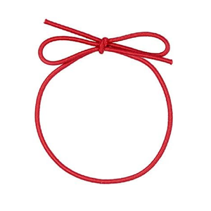 8 Inch Flat Stretch <strong>Customized</strong> Metallic Gold <strong>Elastic</strong> String Cord Pre-tie <strong>Loop</strong> Ribbon <strong>Bow</strong> for Gift Box Packaging Decoration - Product Image 2