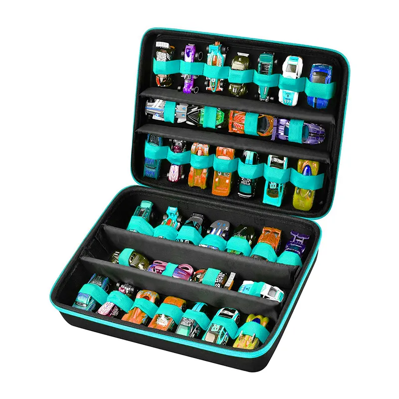 Aangepaste Schokbestendige Uitvoering Eva Foam Case Voor Hot Wheels 20 Auto 'S, Speelgoed Auto Organizer Voor Uw Matchbox Auto 'S Opslag (Alleen Case)