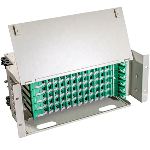 Marco de distribución de fibra óptica ODF, Panel de parche para estante de 19 pulgadas, 48 núcleos - Product Image 2
