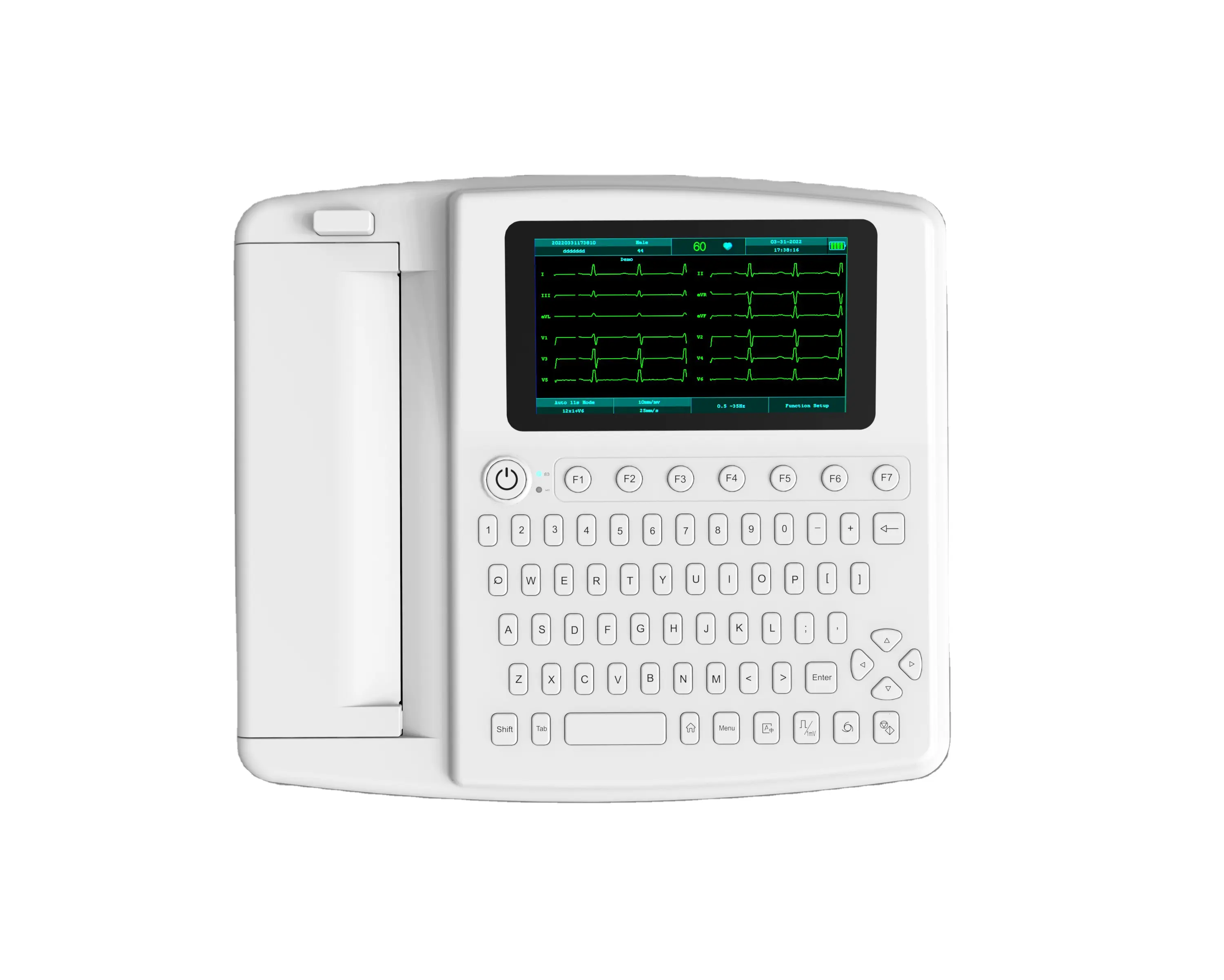 Macchina ecg digitale macchina ecg elettrocardiogramma a 12 canali ecg a 12 derivazioni per diagnosi cadiac MSLEC55