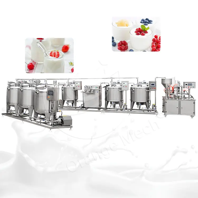 ORME Professional Hot Fermentation Process Dairy Product Make Automatic Commercial Yogurt Make Machine