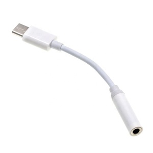 Taşınabilir USB tip C için 3.5mm kulaklık kablosu adaptörü tip-c erkek 3.5mm kadın Jack ses dönüştürücü kordon için Xiaomi Huawei - Product Image 2