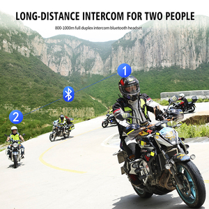 Motorcycle Radio Communication Helmet Headset <strong>2</strong> <strong>Way</strong> <strong>Intercom</strong> <strong>System</strong> for Helmet