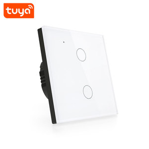 Sistema de automatización inteligente para el hogar, Interruptor táctil de pared de alta calidad, 2 entradas, EU, Tuya, Wifi, compatible con RF, 433Mhz, PST-WT-E2 - Product Image 6