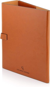 Leather Pad Folio Portfolio <strong>Folder</strong> Slim Portfolio <strong>Notebook</strong> and Business Card Holder for 8.5*11 in Note Pads Legal Pads - Product Image 6