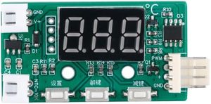 YR-1001 DC12Vファンスピードコントローラ電子モジュールキット4ワイヤファン温度コントローラモジュールボード2個購入 - Product Image 4