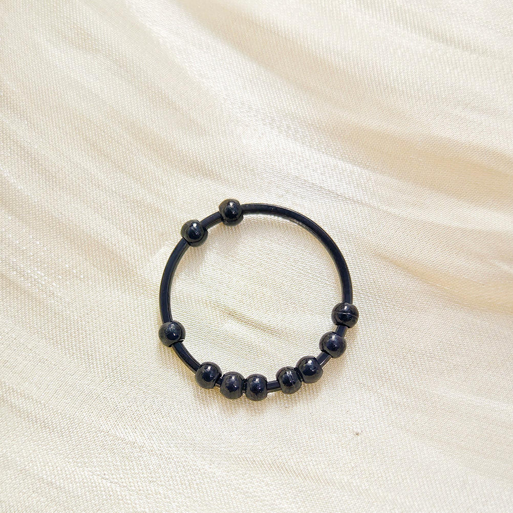 Negro (diez cuentas pueden girar)