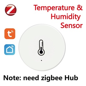 Sensor de temperatura y humedad Tuya Sensor de temperatura inteligente Zigbee para Smart Home - Product Image 2