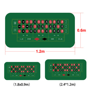 Casino Texas Hold'em Poker mat cao su Poker Mat blackjack Roulette Poker bảng Top 70 "47" - Product Image 4