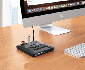 USB3.0型外部光盘光盘RW光盘驱动器，带sd卡读卡器光盘刻录机笔记本电脑超级驱动器 - Product Image 4