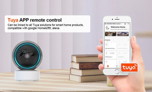WLAN/WiFi IP Video PTZ Mini açık kamera HD DOM ile 360 ° CMOS Vayfili gece görüş ve bulut veri depolama düz CCTV sistemi - Product Image 6
