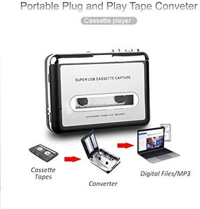 便携式随身听卡带播放器转换到MP3/WAV/CD通过带耳机的USB - Product Image 6