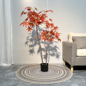 人工プラスチック秋の木中国の大きな植物カエデ人工木屋内リアルタッチ鉢植え工芸品 - Product Image 6