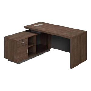 Escritorio de madera sólida minimalista para estudio, escritorio de lujo ligero con cajón de almacenamiento boss - Product Image 4