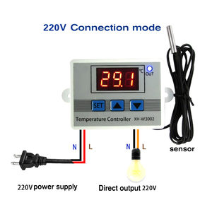 Thermostat XH-W3002 AC 110V-220V DC24V DC12V Led Digital Thermoregulator <strong>Temperature</strong> <strong>Controller</strong> Control Switch Meter - Product Image 2