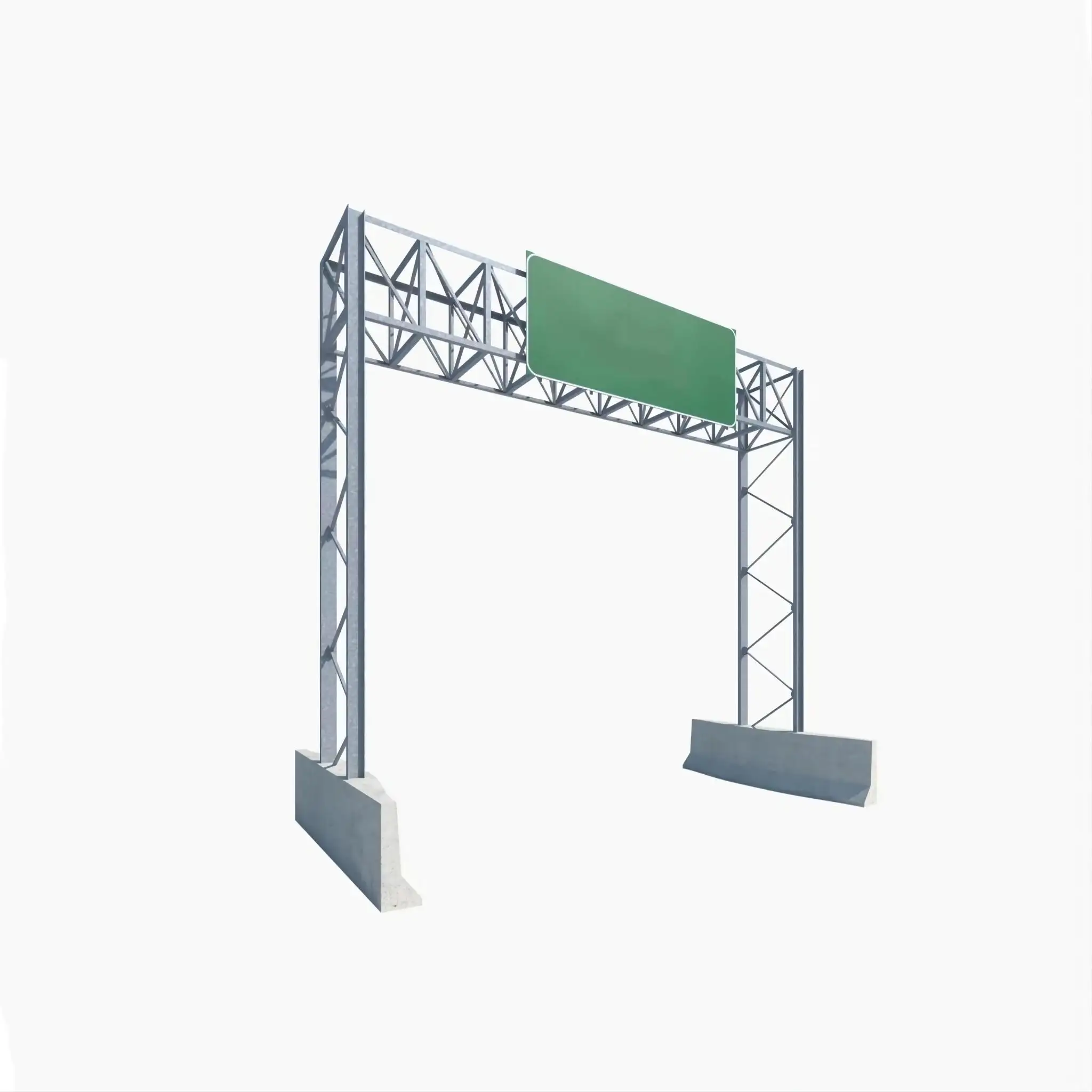 Galvanized Steel Road Sign Post Traffic Indicator Board Frame Highway Gantry