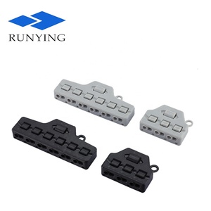 Conector divisor de enchufe, TL-106, 1 entrada, 6 salidas, LED, unidad especial, parte trasera, CC, paralelo - Product Image 3