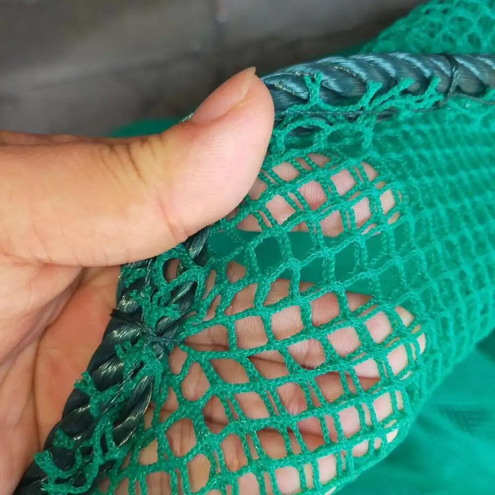Ghana Tilapia Agriculture Steel HDPE Knotless Fish Farming Net Cage Nets