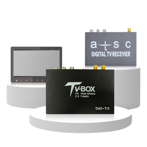 Çok PLP araba DVB T2 dijital TV alıcısı otomobil <span class=keywords><strong>DTV</strong></span> gelişmiş resepsiyon görüntüleme deneyimi için 4 Tuner anten Set-Top Box - Product Image 1