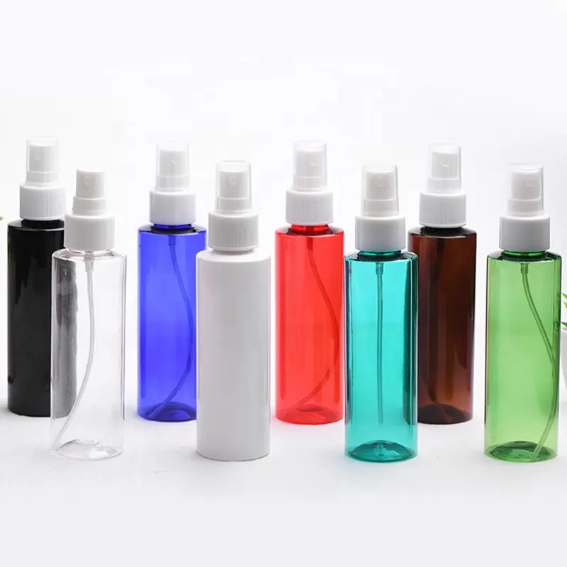 In Stock 30ml 50ml 100ml 150ml 200ml 300ml PET Plastic Alcohol hand sanitizer cosmetic perfume refillable fine mist spray bottle