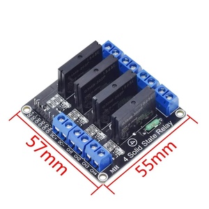 China PCBA Factory 5V Relais 1 2 4 8 Kanal Für OMRON SSR High Low Level Halbleiter relais modul 250V 2A - Product Image 3