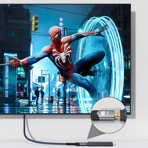 Chapado en oro de alta velocidad para HDMI macho a hembra Cable adaptador V2.0 4K 60Hz 3D par trenzado coaxial con chaqueta de PVC para PS4 - Product Image 4
