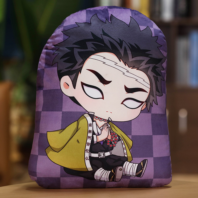 Rock pillar holding plush toy