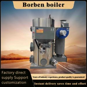 Isıtma ve şarap pişirme gıdaları için 700 kg dikey kömür yakıtlı biyokütle buhar jeneratörü At220v 60 Hz kazık kullanılır - Product Image 6