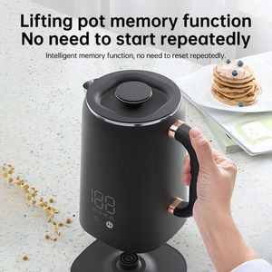 57.5oz Electric Water Boiler Kettle for Tea Boiling Water 5 Levels <strong>Temperature</strong> Control Auto Shut Off <strong>Digital</strong> Display Stainless S - Product Image 5
