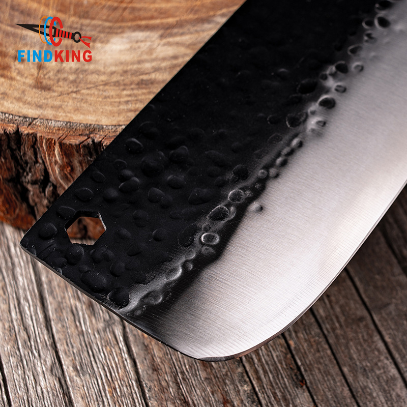 Newest Handmade 2 Pcs Butcher Knife Kitchen Cleaver High Carbon Clad Steel Slicing Knife For Chef Chopping Knife