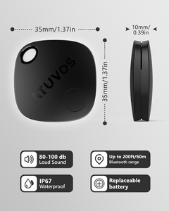 Wholesale 2024 ATUVOS IP67 Smart GPS Tracker Locator Waterproof Key Finder <strong>Apple</strong> <strong>IPhones</strong> 14 15 16 Best Reviewed 'Find My' App - Product Image 6
