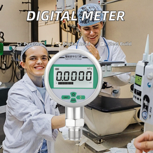Alta Precisão 304 Aço Inoxidável Medidor Digital-0.1-100mpa Manômetro De Pressão Absoluta Preço Baixo Medidor De Pressão Da Água - Product Image 3