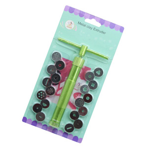 BOMEIJIA专业极限粘土挤出机粘土工具粘土枪，带20个形状的挤出盘 - Product Image 2