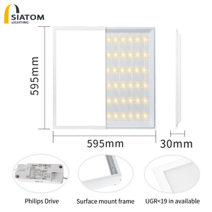 新しいLEDパネルライト2024オイスタービッグライトパネルLEDリモコンCCT交換可能スマートパネルライト - Product Image 5