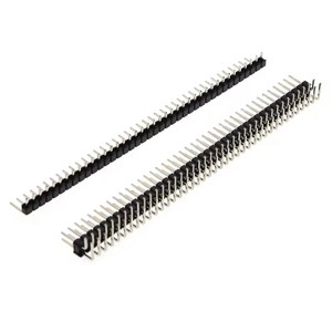 1x40 2x40 40Pin 80Pin 2.54MM ad angolo retto singola riga Pin testa maschio 90 gradi connettore doppio fila Pin intestazione per Arduino
