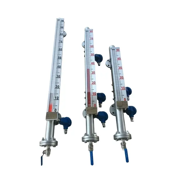 Sensor de nível de óleo montado lateral, medidor de alta temperatura, indicador de nível de óleo, interruptor de saída de sinal 4-20ma para medidores de vazão