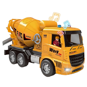 เครื่องผสมปูนซีเมนต์ RC สมจริงจาก YX โมเดล1/20รถก่อสร้างสำหรับสะสม2.4กิกะเฮิร์ตซ์6แชนเนล - Product Image 1