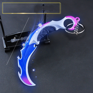 Bán Buôn Anime Mini Mát Trò Chơi Valorant Thủ Súng <span class=keywords><strong>Karambit</strong></span> Dao Đồ Chơi Mặt Dây Chuyền Keychain Valorant Cho Nam Giới Phụ Nữ Quốc Phòng Trang Trí - Product Image 6