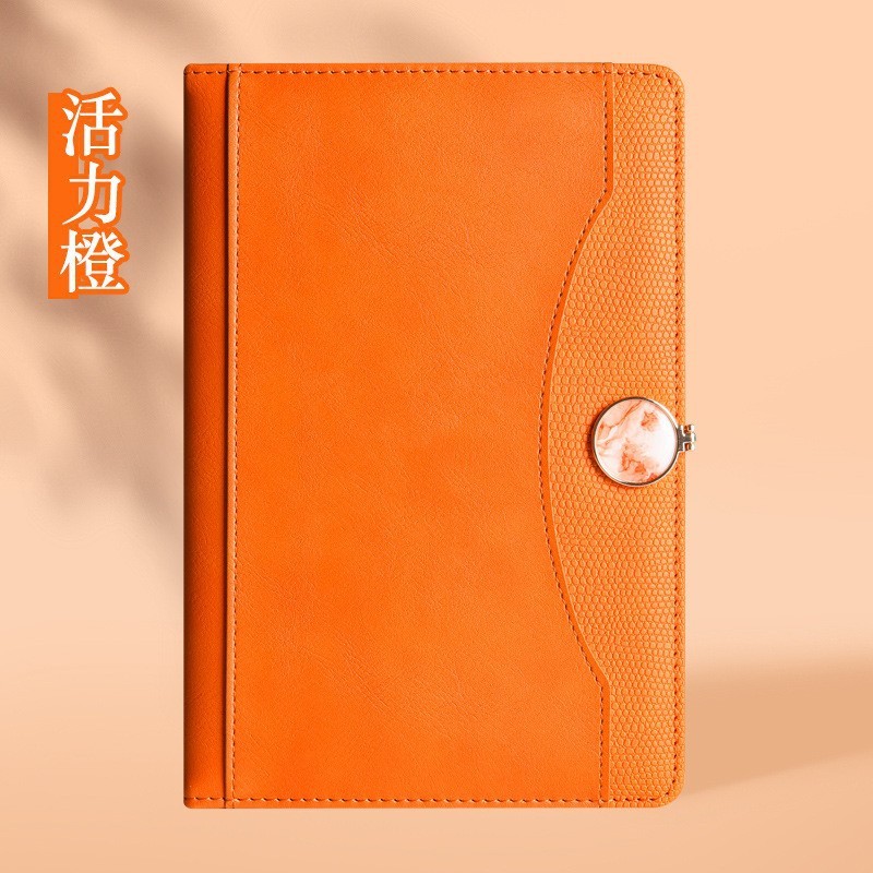A5 - Naranja vibrante - Libro individual - Papel grueso de 100g