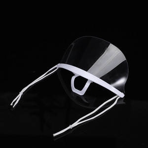 Transparent Anti-fog Plastic Face <strong>Masking</strong> <strong>Comfortable</strong> Spittle Shieldsing Tattoo Mouth Cover Kitchen Catering <strong>Masking</strong>