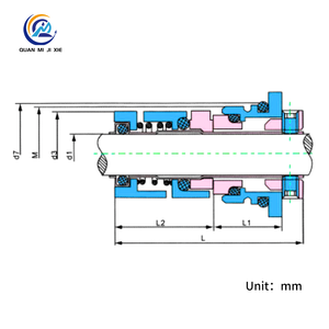 Chống ăn mòn duy nhất mùa xuân Cartridge con dấu cơ khí dễ dàng cài đặt cho grundfoss bơm bộ phận bơm - Product Image 6