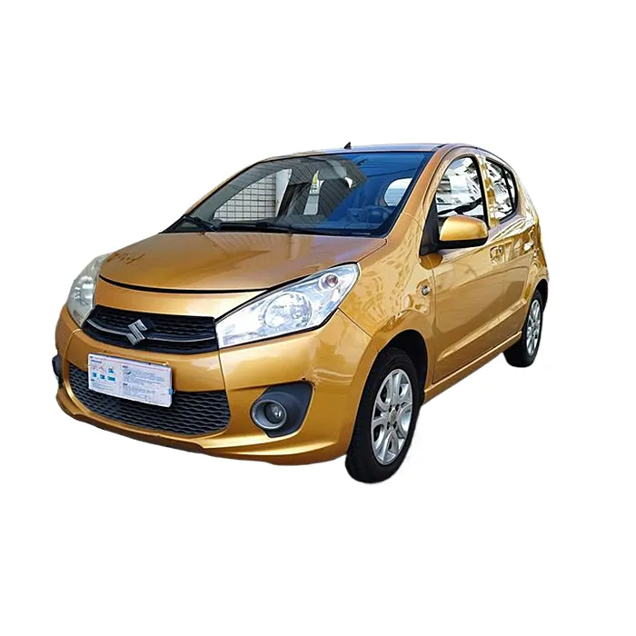 Carro usado japonês Suzuki Alto 1.0L pequeno certificado para venda, hatchback pequeno com baixo consumo de combustível e livre de acidentes