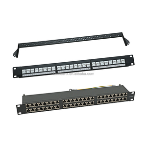 Keystone Jack Tipo de módulo Patch Panel Pass Through Inline acoplador Patch Panel