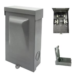 Interruptor de desconexión de A/C con fusible 240V 60A Caja de interruptor extraíble Componentes electrónicos de plástico Caja de desconexión fundida - Product Image 2