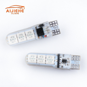 1 takım araba aydınlatma aksesuarları uzaktan kumanda araba ile W5W LED ampul yan dönüş sinyali 5050 6SMD t10 LED güvenlik ışıkları - Product Image 3